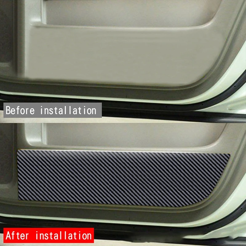 2Pcs 자동차 도어 안티 킥 패드 자동차 도어 안티 스크래치 패드 도어 안티 킥 보호 커버 Toyota Roomy M900A 2016 +