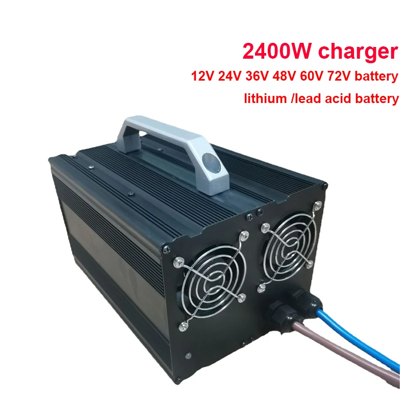 

2400W charger 72V 25A 48V 40A 36V 50A 60V 30A 54.6V 58.V 84V 73V 67.2V 58.8V 87.6v 88.2v 25A lithium lifepo4 li ion charger