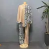 Women Two Pieces Sets Fashion Leopard Pattern Long Sleeve Loose Tops And Pants Suits Lady Casual Print Blouses Trousers Outfits 5