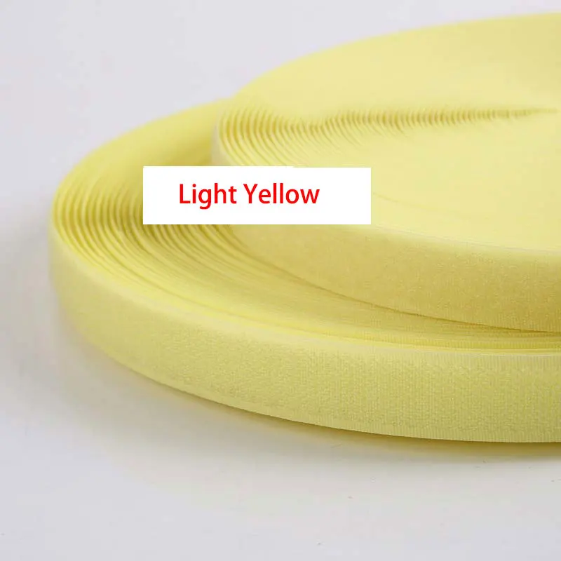 Colorful 20mm Sew-On Hook and Loop Tape - Nylon Fastener Straps