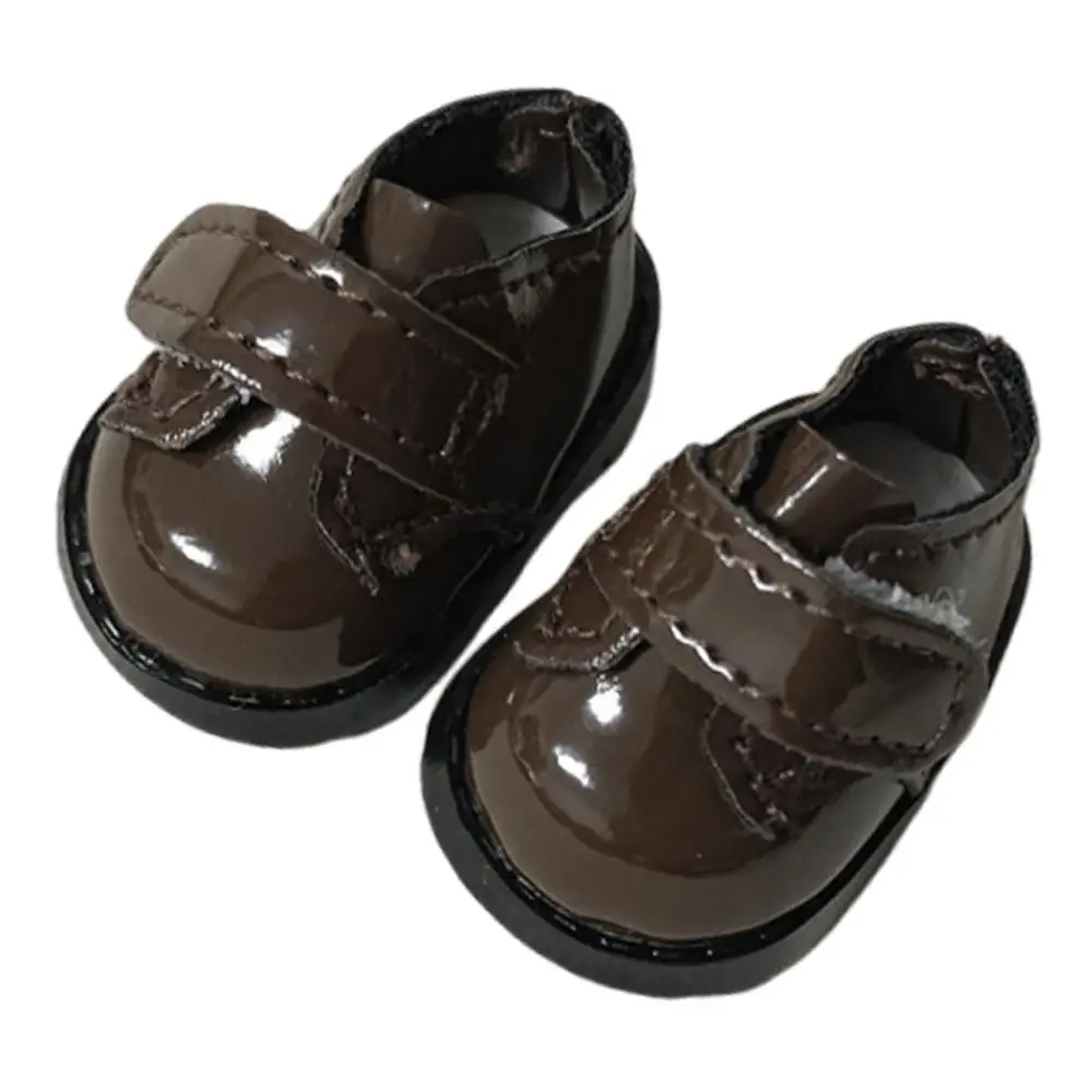 3.8CM For 17CM Doll Shoes Leather Material Multiple Styles Leather Shoes DIY Dressing Replacement For Doll Accessories