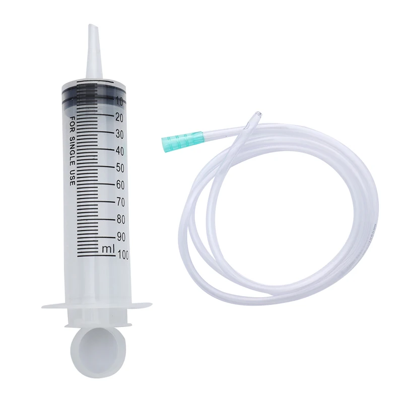 Seringue en plastique de grande capacité de 100ml/60ml, 1 pièce, seringue  de mesure réutilisable stérile, Injection nutritionnelle hydroponique -  AliExpress