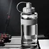 2 Liter Big Water Bottle With Straw 2L/1.5L/1L Large Capacity School Gym Sports Drinking Bottles Fitness botella de agua 물병 6