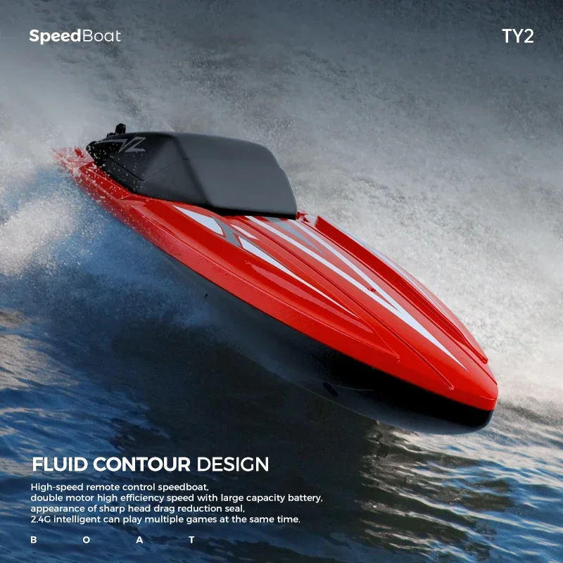 Rechargeable RC Speedboat Toy with ABS Material for Kids