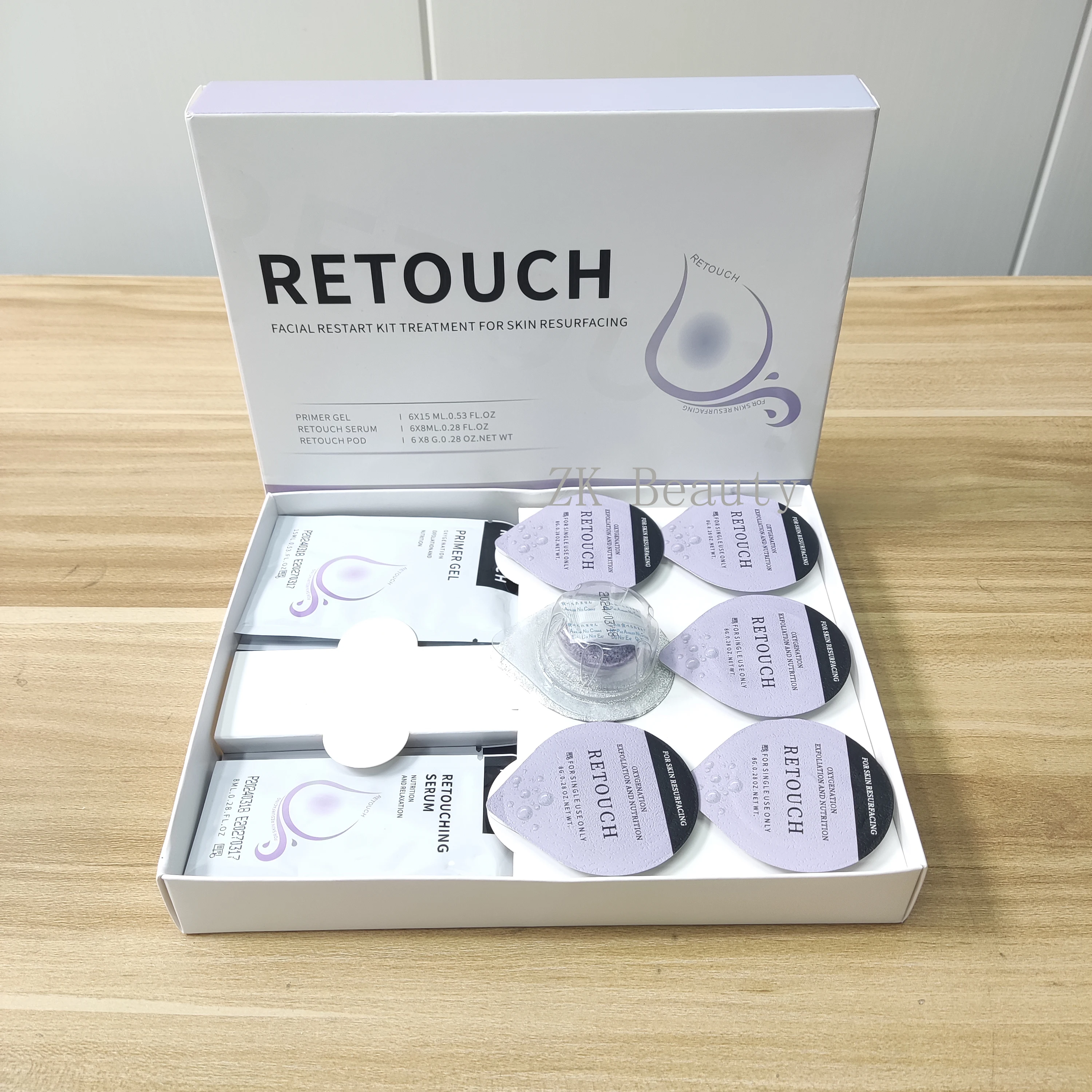 New 6 Types Product CO2 Oxygen Kit GLAM DETOX HYDRATE BALANCE ILLUMINATE REVIVE Pods Skin Care Skin Rejuvenation Beauty Product