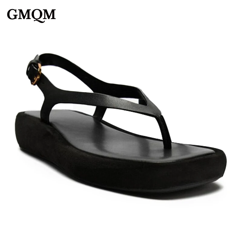 GMQM Brand Flip flop Sandals Spring Summer New Women's Slippers Wedges ...