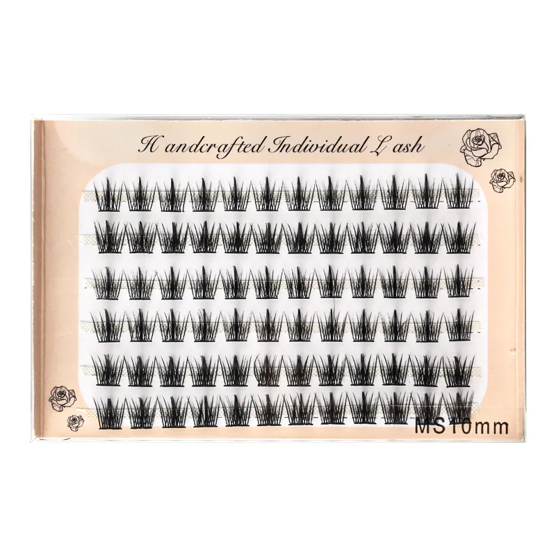 Description Picture 5 of item72 Bundles Single Cluster Lashes individual Fake Eyelashes Natural Mink Eyelash Extension False Eye Lashes Makeup Tools