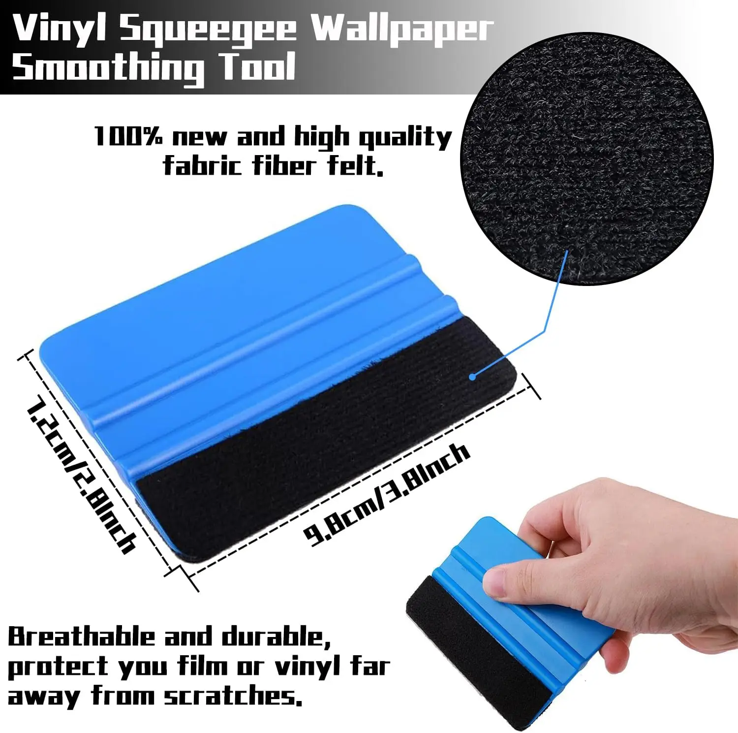 TOFAR 10PCS Auto Vinyl Wrap Tool Kit Fenster Tönung Film Installation Werkzeug Vinyl Rakel Tapete Glättung Werkzeug Aufkleber Cutter – Detail 18
