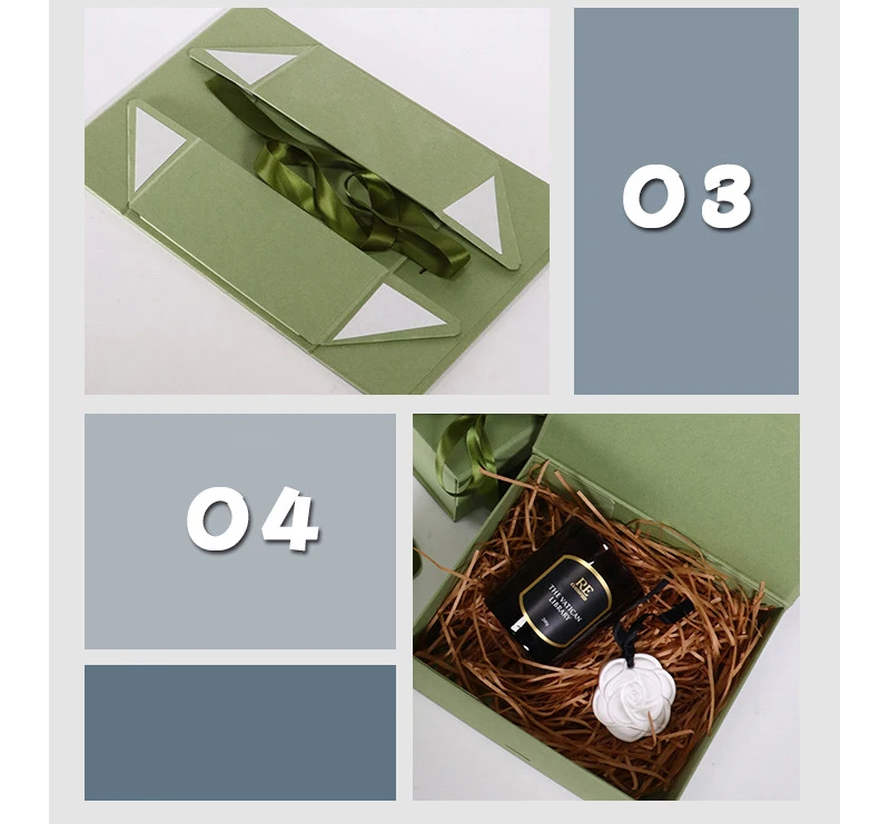 10PCS Luxury Magnetic Gift Boxes with Custom Logo, Foldable Cardboard Proposal Boxes fo... - SKU LMGB2241 - UGI Packaging