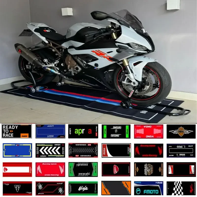 Garage Mat Motorcycle Carpet Racing Moto Display Yamaha R1 Honda Kawasaki BMW Anti-slip Floor Decoration Rug floor mat non slip carpet decorative carpet