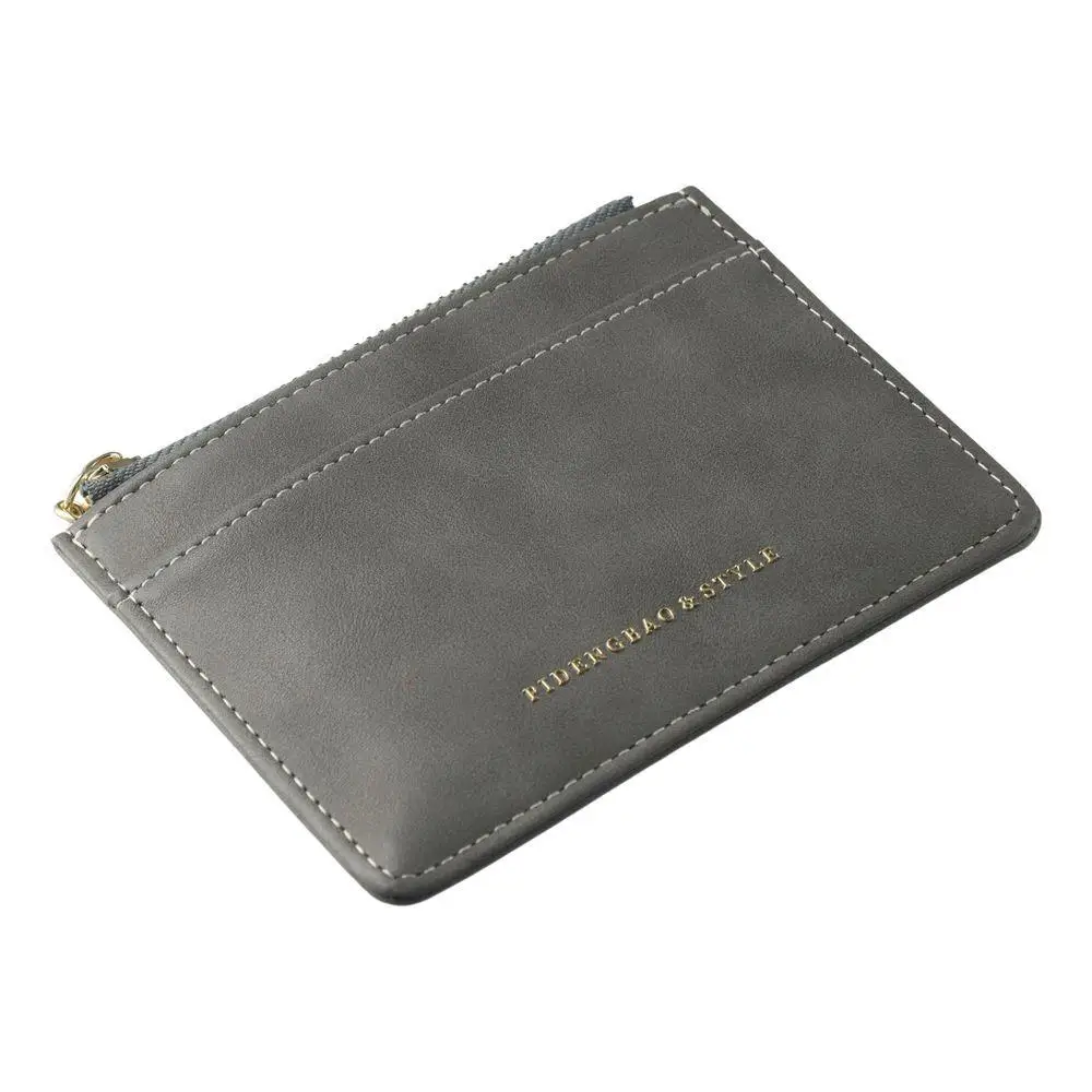 Removable Dual-Purpose Wallet Card Bag, Multifunctional Minimalist Wallet Keychain for Women Men