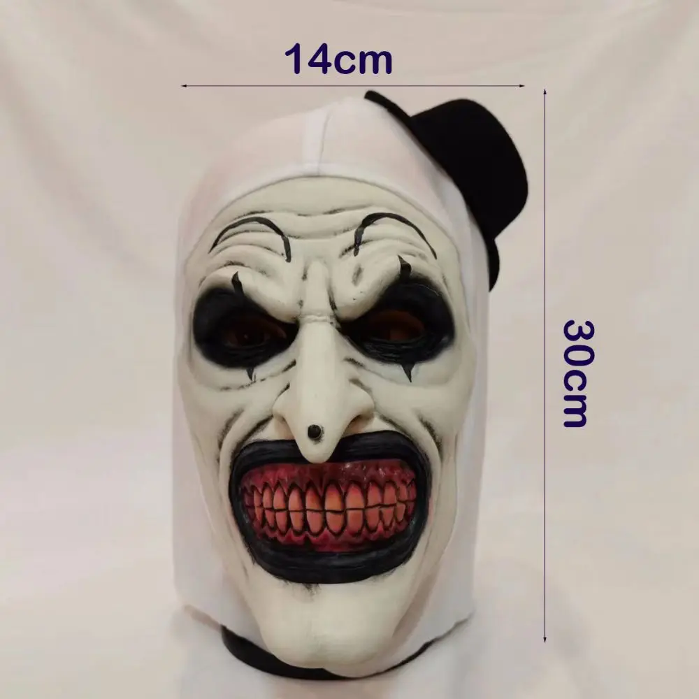 Realistic Bloody Clown Latex Mask for Halloween Cosplay and Parties