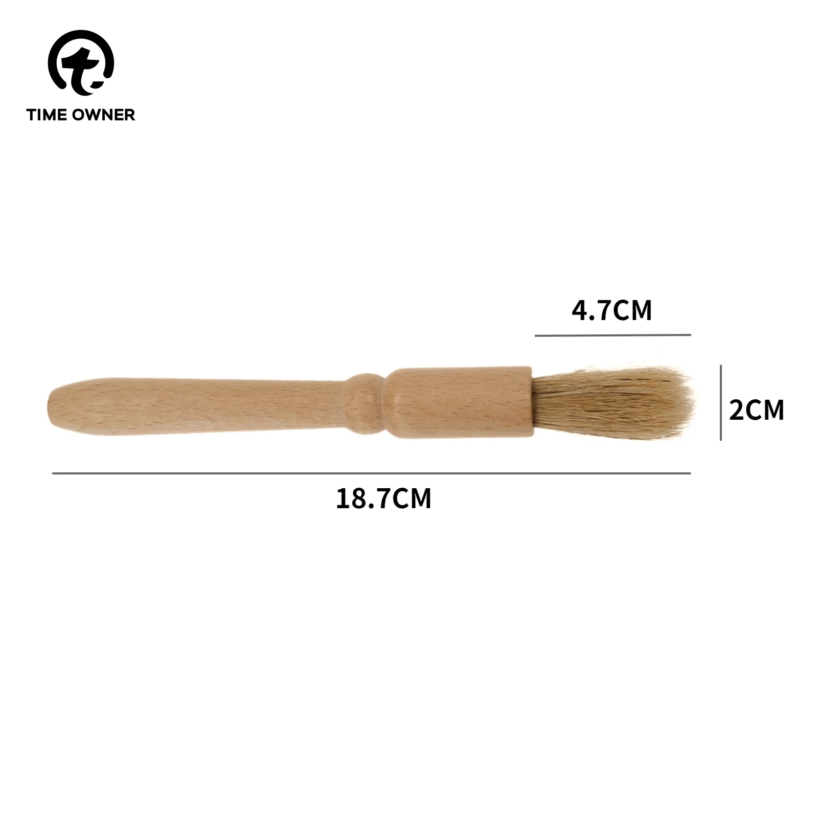 Spazzola Per Macinacaffè Con Manico In Legno E Setole Naturali + Misurino In Acciaio Inox Con Clip – Kit Pulizia E Dosaggio Caffè - 5