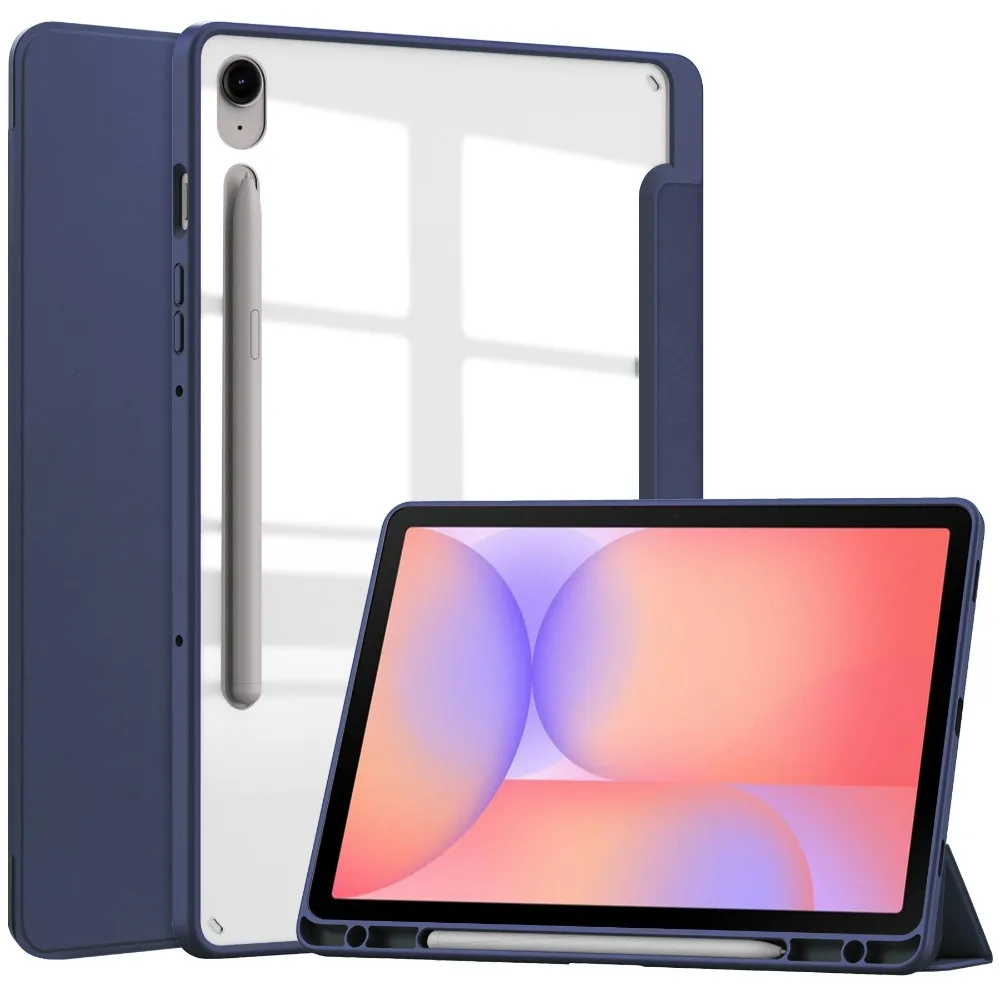 Enhanced Protective Acrylic Back Cover with Pencil Holder