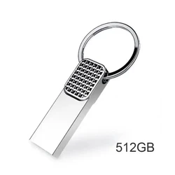 High - Speed 512GB Metal Waterproof USB 3.0 Flash Drive - Type C Pen Drive for Enhanced Computer Storage (512GB)
