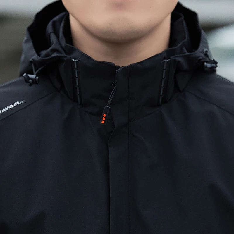 Spring and autumn Men's Jacket Coats black Casual hooded bomber jacket fashion Streetwear Outdoor tourism men's Clothing M-5XL