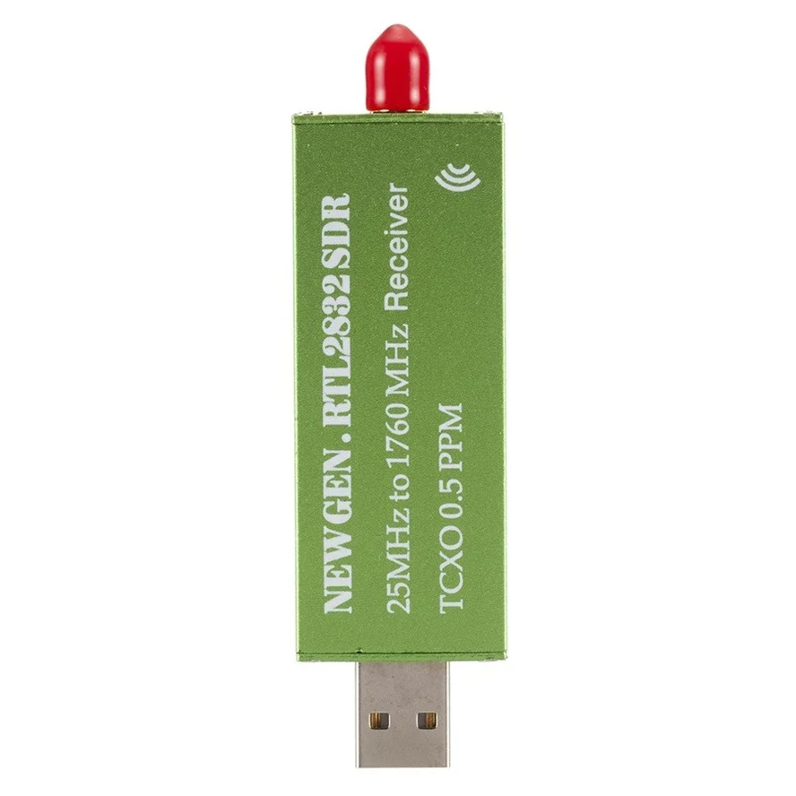 USB 2.0 RTL SDR 0.5 PPM TCXO RTL2832U R820T 25MHZ To 1760MHZ TV Tuner Receiver AM FM NFM DSB LSB SW Radio SDR TV Receiver Stick