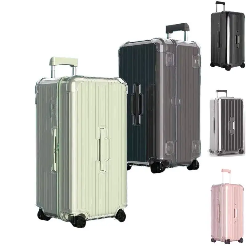 Luggage Cover Suitable for Rimowa Essential Trunk Plus Clear Dustproof Suitcase Covers 33inch Thickness PVC Travel Accessories