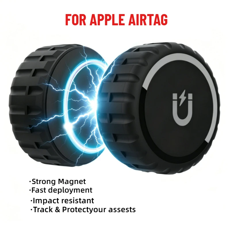 Enhanced Magnetic Waterproof Tracking Case for Versatile Use in Travel and Daily Adventures
