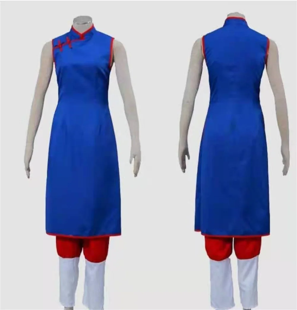 Dragon Ball Z: Chi Chi | Blue Cheongsam Cosplay Costume 15 Dragon Ball Z Chi Chi Blue Cheongsam Cosplay Costume