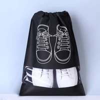5PCS Bags Large Thickened Non-Woven Fabric Bag Dust-Proof Drawstring Shoe Travel Bag For Packing/Home 1