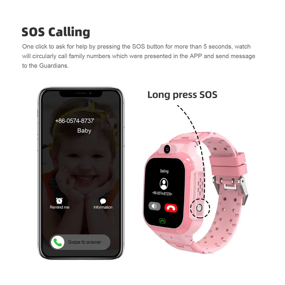 New Smart Watch For Kid 4G Sim Card Video Call Smartwatch SOS GPS Location Student Watch For Children Boy Girl Smartwatch