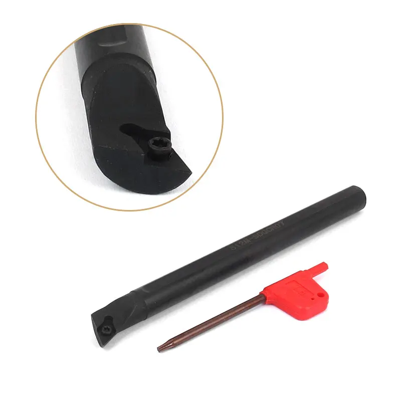 

Stainless Steel External Carbide Turning DCMT070204 lathe Tool S08K S12M SDUCR07 S16Q-SDQCR07 Inner Hole Turning Tool