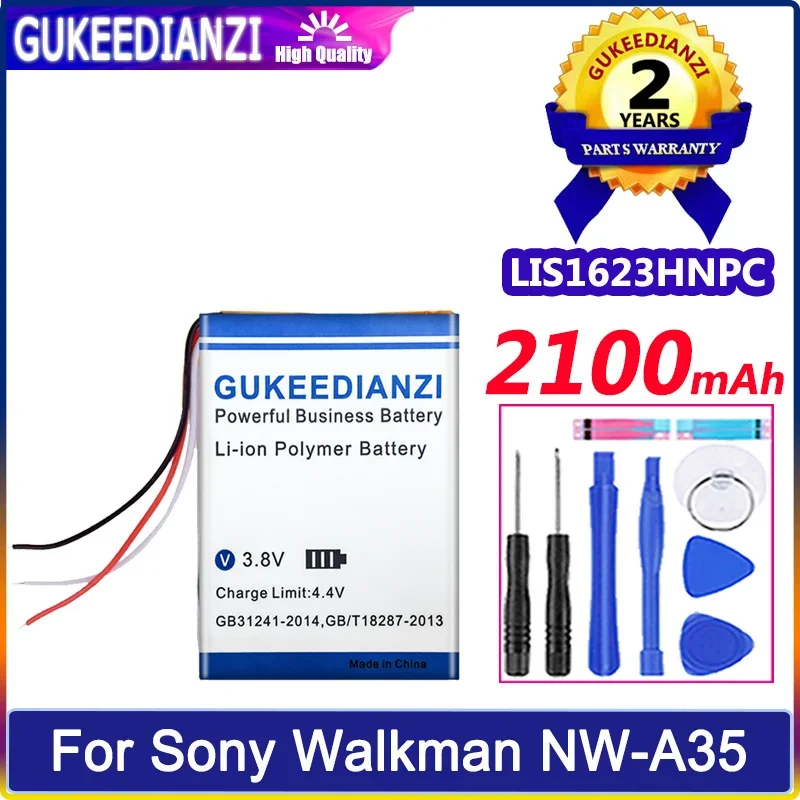 Gukeedianzi Batteria Lis1623Hnpc 2100Mah Per Sony Per Walkman Nw-A47 Nw-A55 Nw-A56 Nw-A57 Nw-A105 Nw-A35 Nw-A45 Nw-A46 Bateria