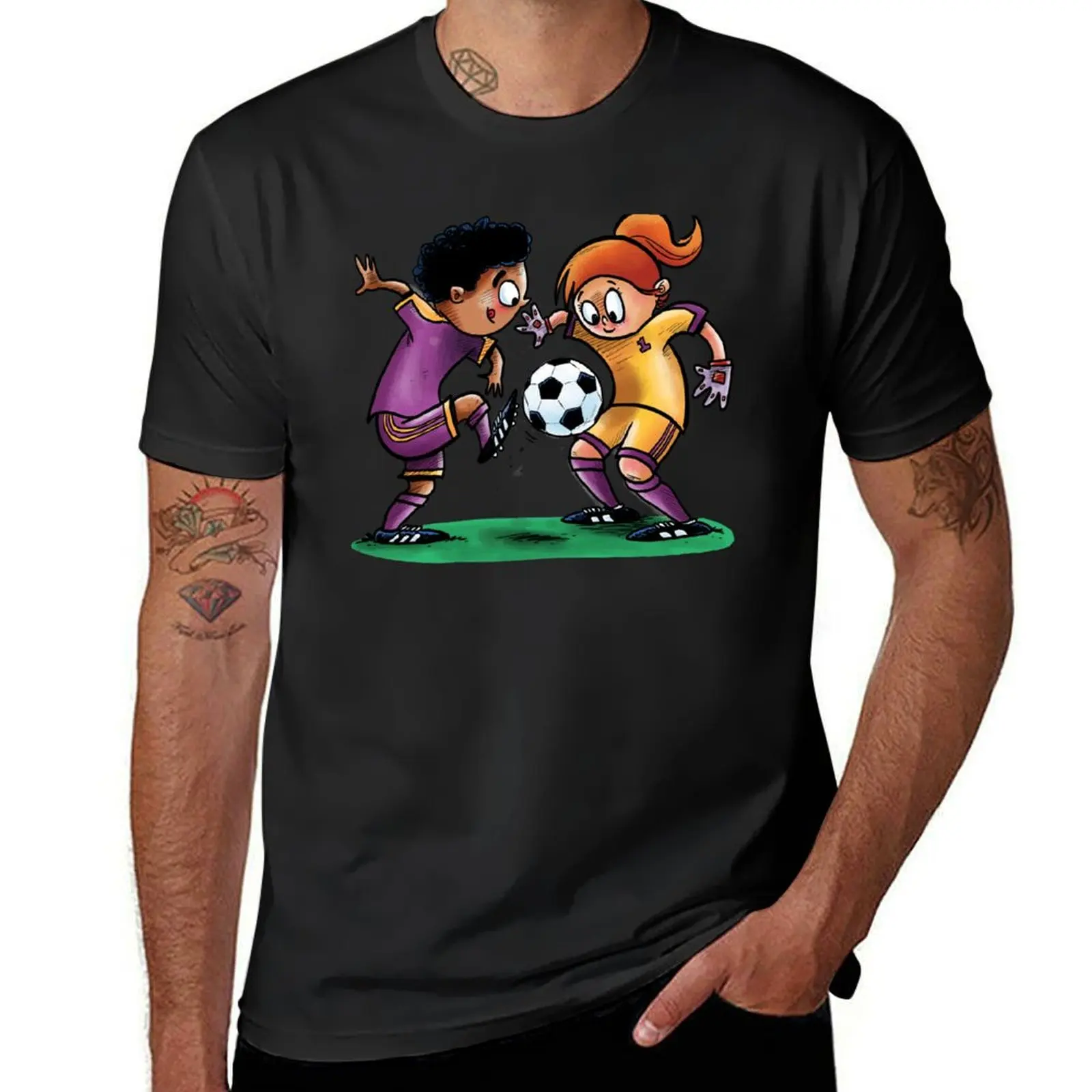 

Soccer kids! T-shirt sports fans Short sleeve tee quick-drying oversized t shirts for men