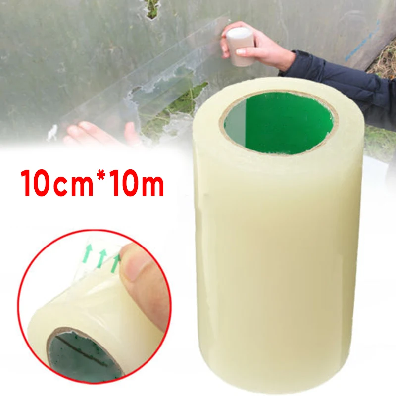 

Tape 10M Roll Of Sticker Tape Clear High Strength Transparent Greenhouse Repair Tape DIY Adhesive Sticker Waterproof Repair Tape
