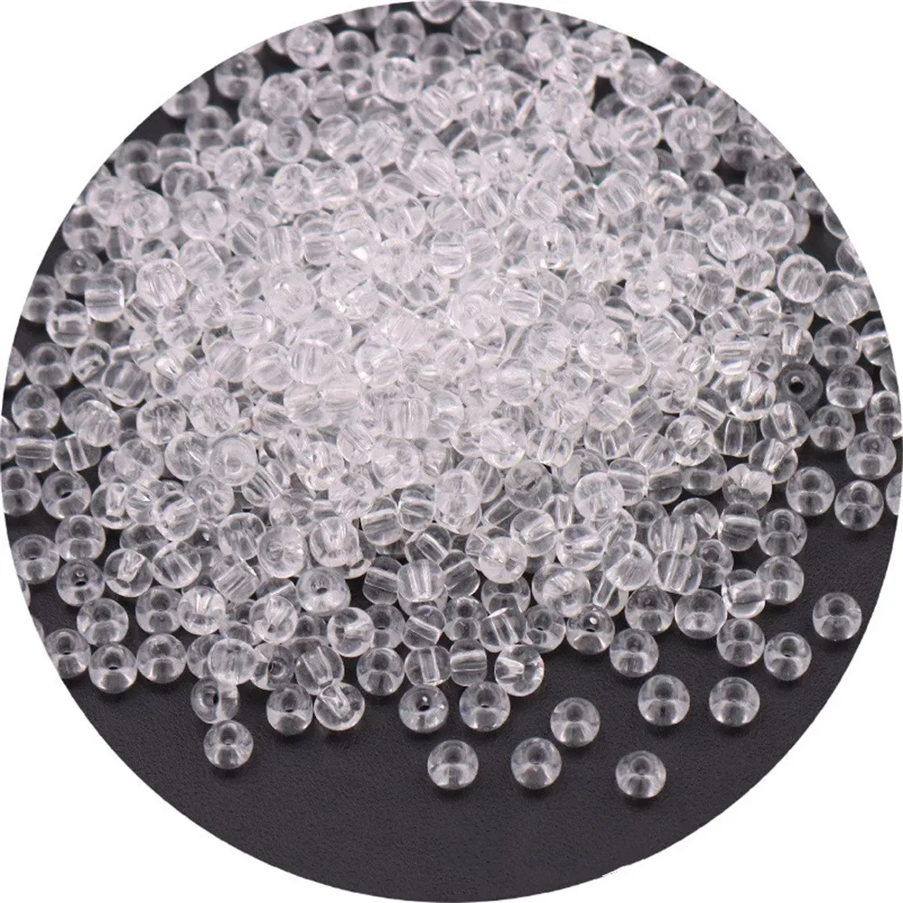 Vibrant Oling Transparent Glass Seed Beads for DIY Jewelry and Accessories