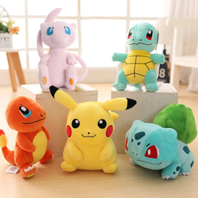 thumbnail image 1 of Peluche original de Pokémon de Anime, Mewtwo Charizard, muñeco de peluche genuino, suave, kawaii, lindo dibujo animado, muñecos Gengar, juguetes para niños, regalo, 1 of 5