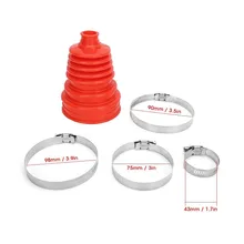 

Universal Silicone CV Axle Boot Dust Cover Ball Head Constant Speed Clamp Kit Dust Cover Joint Boot Motorcycle Accessories