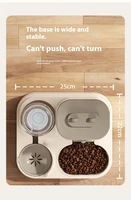 Dog & Cat Automatic Feeder & Waterer Set: Gravity Design, Leak-Proof, Spill-Proof, Anti-Slip, Easy to Clean, Built-In Food Bowl 6