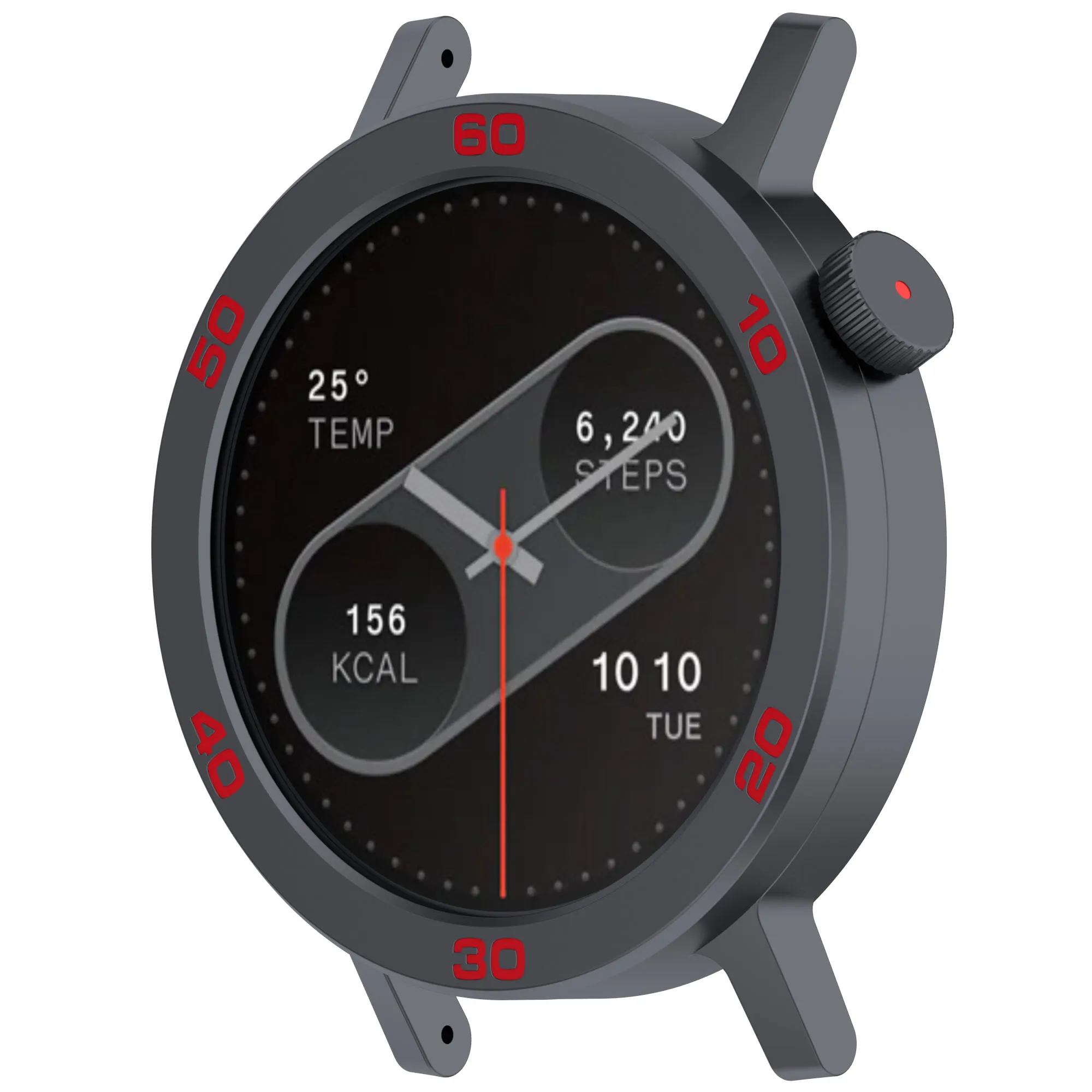 Enhanced Metal Bezel Ring with Tempered Glass Film