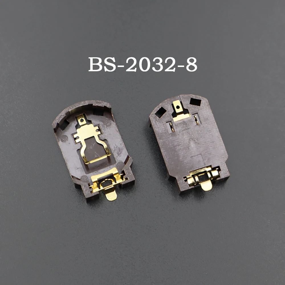 5PCS 코인 배터리 버튼 셀 홀더 소켓 케이스 CR BS-2032A/1220/1616/2032-6/2032-8 BS-5 패치 배터리 홀더 수리 부품