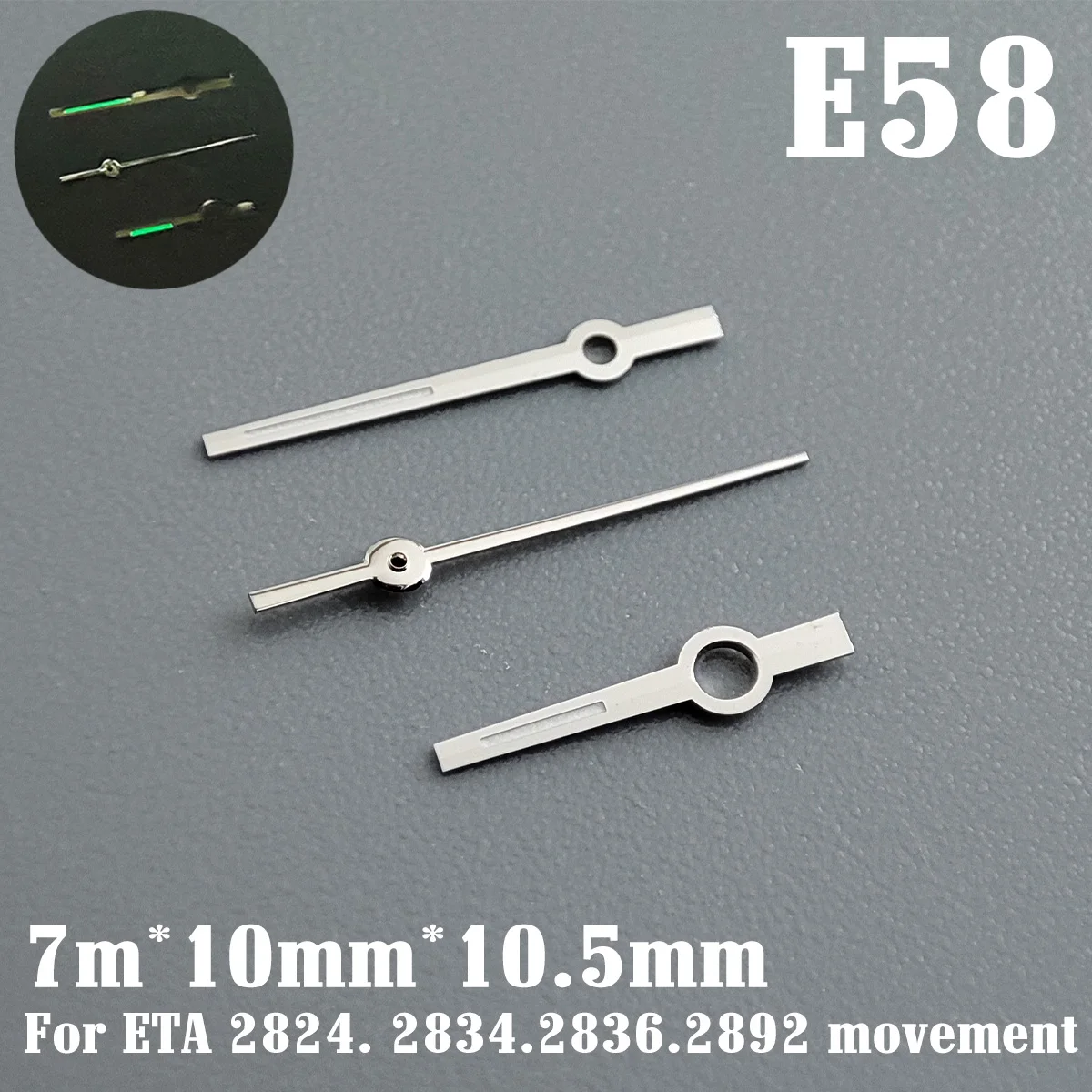 Green Super Luminous Watch Hands