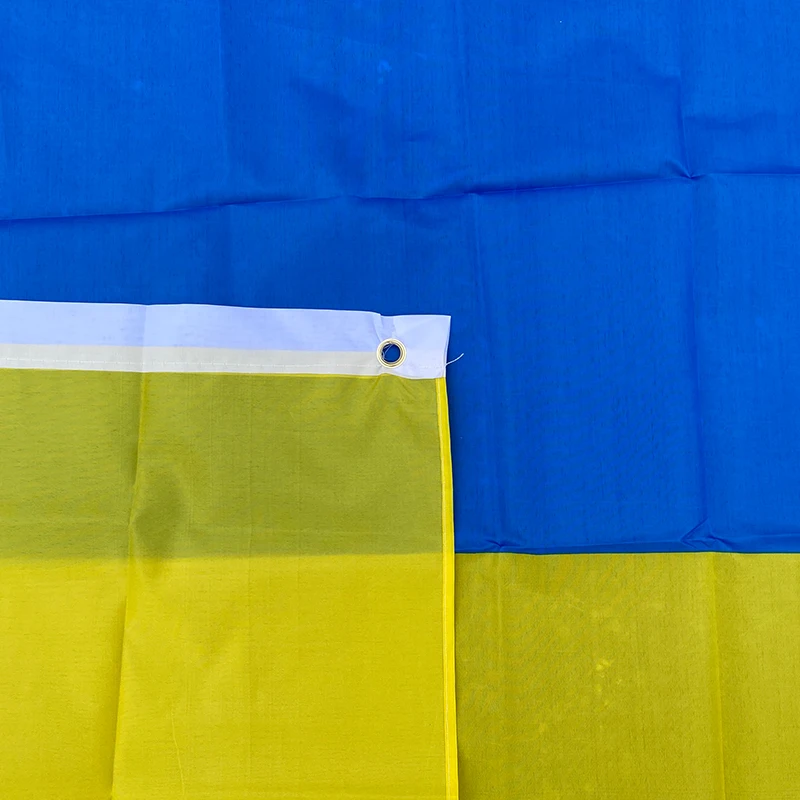 Free Shipping 3ft x 5ft Hot Sale NEW Ukraine Flag 90x150cm 3x5ft Polyester Ukrainian Banner National Country Flag