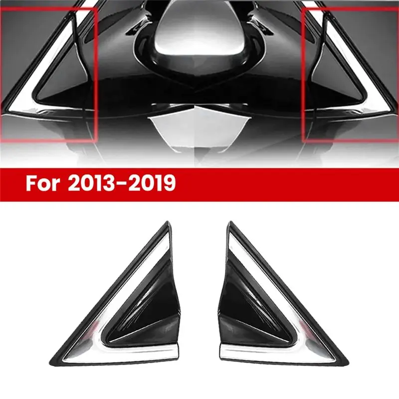 산타페 2013-2019년 스트릭트 카 드라이버 펜더 코너 크롬 몰딩