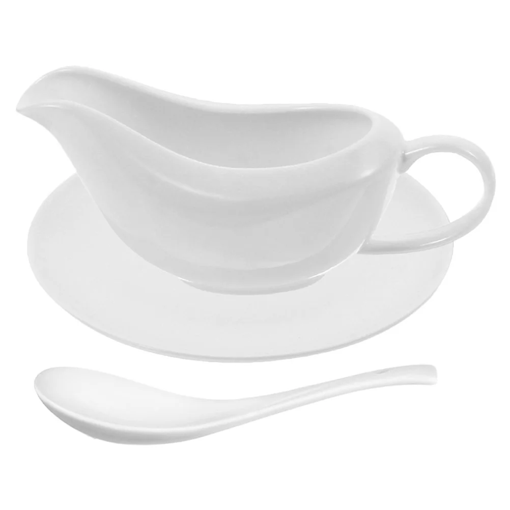 

Sauce Bucket Pot Creamer Pitcher Ceramic Small Milk Kettle Syrup Jug Containers