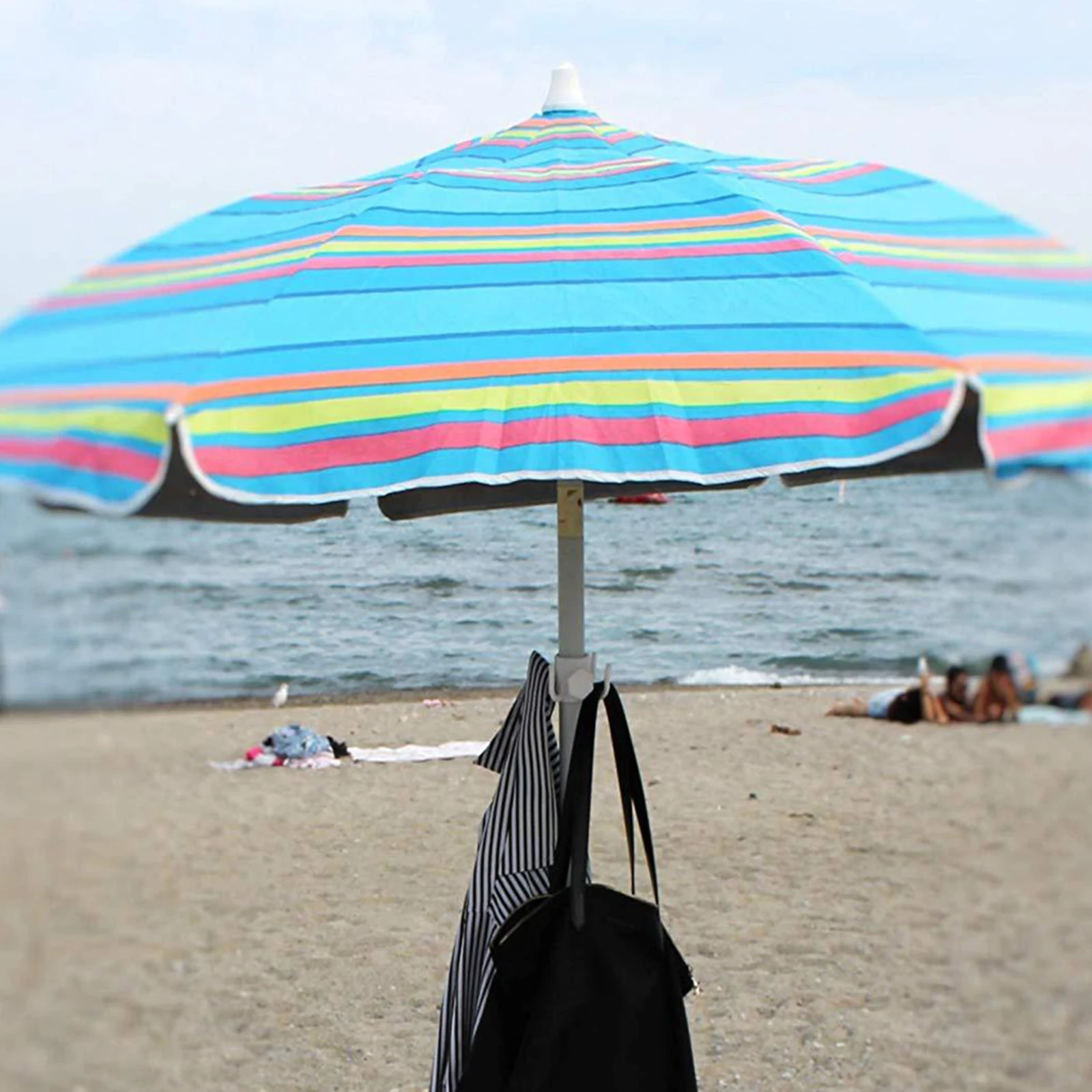 Beach Umbrella Hanging Hook Plastic 4-Prongs