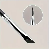 2/5Pc Karsyngirl Upgrade Blade Eyeliner Brush Ultra Thin Fine Angle Flat Eyebrow Brush Under The Eyes Place Precise Detail Brush 2