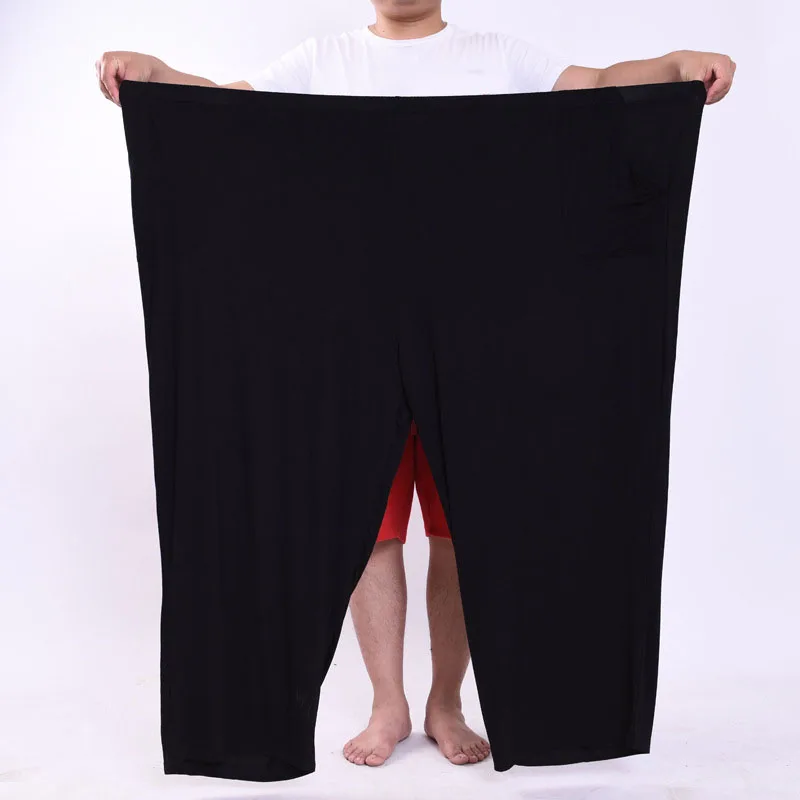 260KG Summer Large Size Pants Waist 200cm 9XL 10XL Loose Elastic Home Pants 4