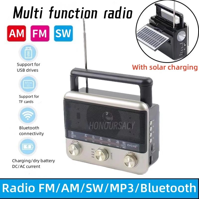 Retro-FM-Radio-Multifunctional-Full-Band-Radio-Solar-Illuminated ...