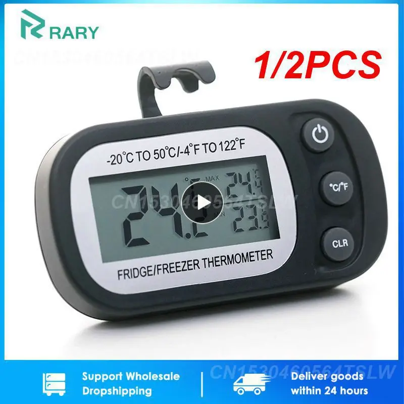 

1/2PCS Corui Electronic Digital Refrigerator Thermometer Freezer Anti-humidity Thermometer Family Intelligence System Home