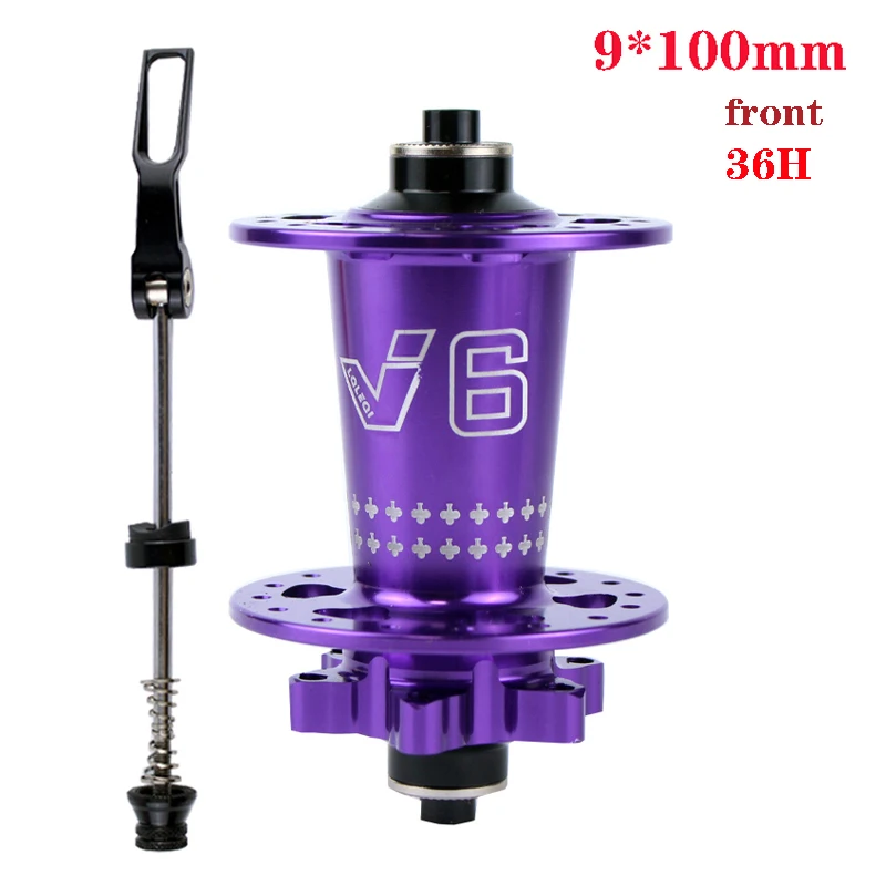 Mozzi Bici MTB Pro4 32 Fori: Set Anteriore 100mm E Posteriore (HG/XD/MS) 7-12v Con Freno A Disco