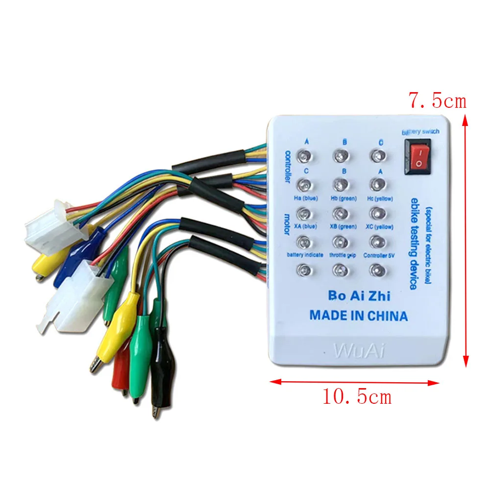 Universal Electric Vehicle Controller Detector Brushless Motor Hall Tester Ebike Testing Device Electric Car Repair Tool 4