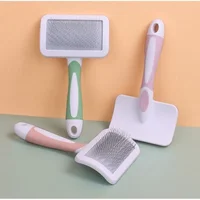 Pet Comb Stainless Steel Needle Comb Dog Cat Hair Removal Floating Hair Cleaning Massage Dogs Cats Cleaning Brush Pets Supplies 2