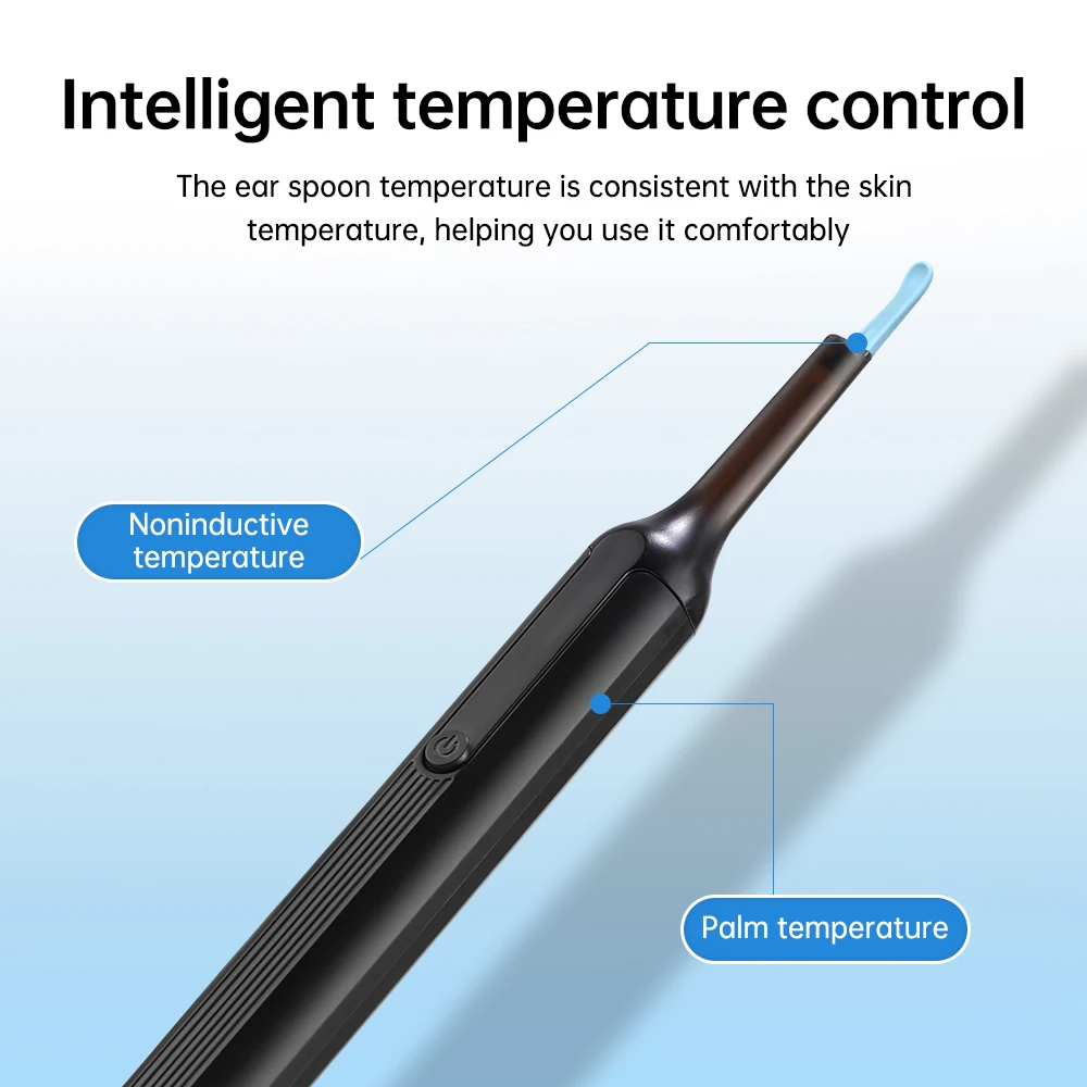 30W High-definition Smart Visual Ear Cleaner Wireless Earwax Cleaner 6 LED 3.0mm Ear Wax Removal Tool Smart Ear Cleaning Spoon