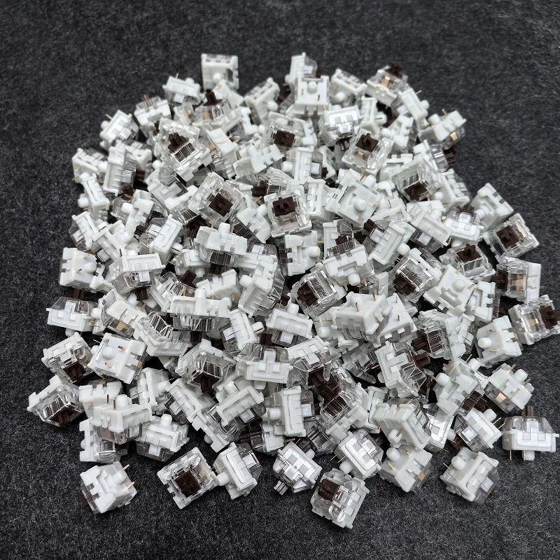 100pcs 키보드 스위치 키보드 클리커 키 교체 핫 스와핑 스위치 기계식 키보드 용 3Pin 촉각 스위치